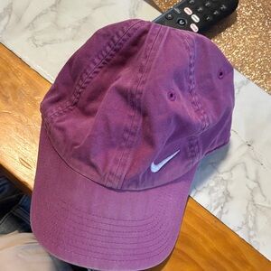 Nike Cap in Rich Purple with White Logo